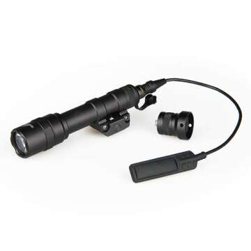 Assletes Tactical Flashlight - Versatile Weapon Light with Pressure Switch