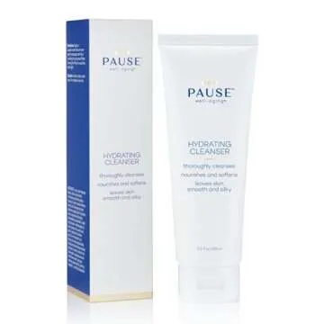 Pause Hydrating Cleanser - Moisturizing Facial Cleansing Wash - Face Cleanser For All Skin Types - Face Wash For Sensitive Skin - Facial Wash That Cleans, Hydrates and Softens Skin - 3.5 fl oz