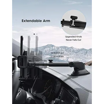 VSSMSSA Phone Mount with Strong Suction for All Cars