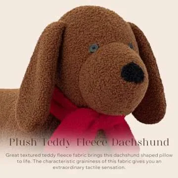 Christmas Dachshund Body Pillow - Adorable Festive Decor