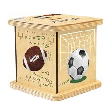 Handmade Personalized Wooden Piggy Bank for Kids from BloomOwl