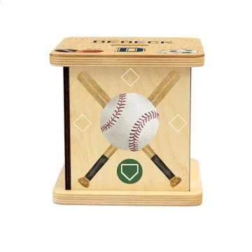 Handmade Personalized Wooden Piggy Bank for Kids from BloomOwl