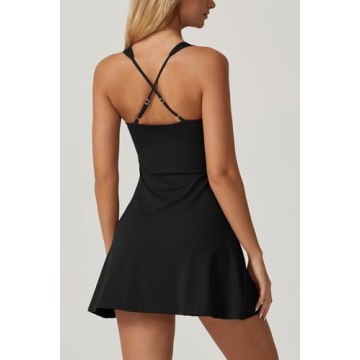 Stylish QINSEN Tennis Dress for Active Women with Shorts