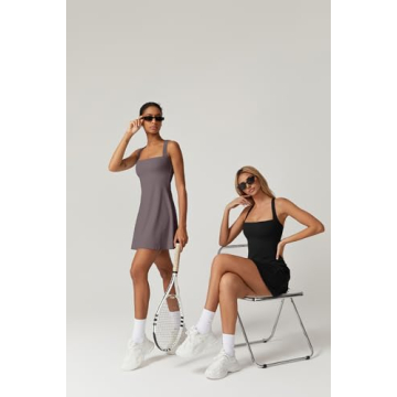 Stylish QINSEN Tennis Dress for Active Women with Shorts