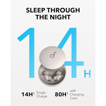 Soundcore A20 Sleep Earbuds with 80H Playtime