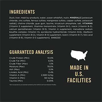 Purina Pro Plan Sensitive Skin and Stomach Wet Cat Food, Sensitive Skin and Stomach Duck Entree - (Pack of 24) 3 oz. Pull-Top Cans