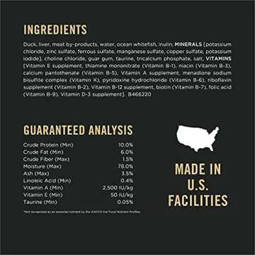 Purina Pro Plan Sensitive Skin and Stomach Wet Cat Food, Sensitive Skin and Stomach Duck Entree - (Pack of 24) 3 oz. Pull-Top Cans