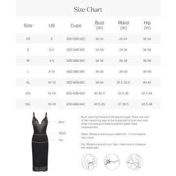 Popilush Corset Lace Shapewear Dress Deep V Bodycon Midi Dresses for Women Satin Drape Slip Club Party Night Out