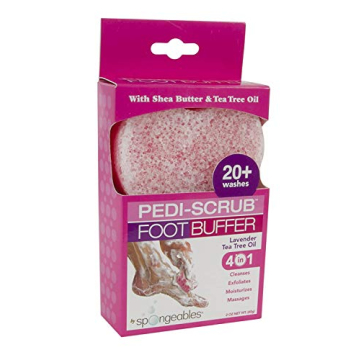 Spongeables Exfoliating Foot Scrubber Sponge - Lavender