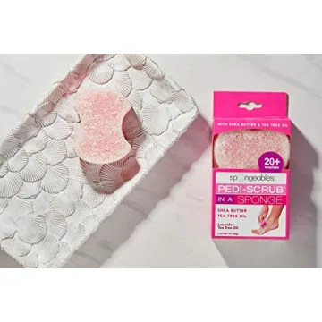 Spongeables Exfoliating Foot Scrubber Sponge - Lavender