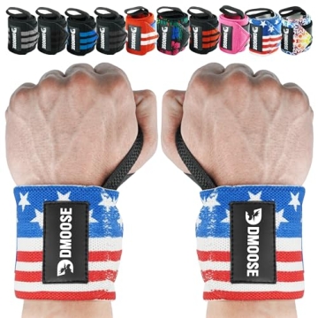 High-Quality DMoose Wrist Wraps for Maximum Weightlifting Support