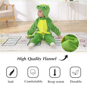 TONWHAR Kids' Dinosaur Costume for Toddlers 4-5T