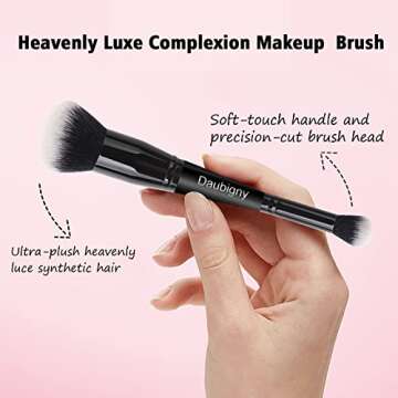 Daubigny Dual-Ended Foundation & Concealer Brush for Flawless Makeup