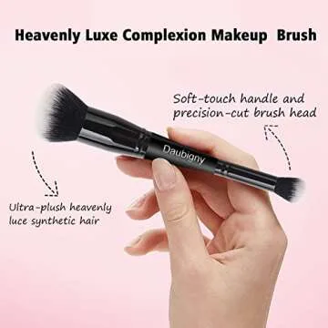 Daubigny Dual-Ended Foundation & Concealer Brush for Flawless Makeup