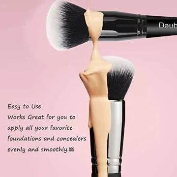 Daubigny Dual-Ended Foundation & Concealer Brush for Flawless Makeup