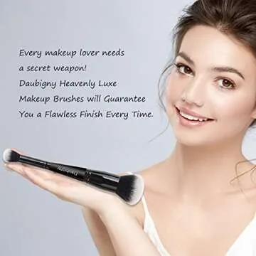 Daubigny Dual-Ended Foundation & Concealer Brush for Flawless Makeup