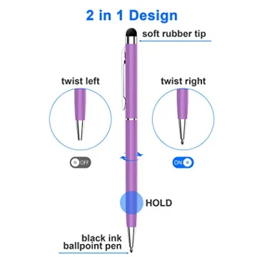 innhom Stylus Pens 12 Pack for Touch Screens & Writing