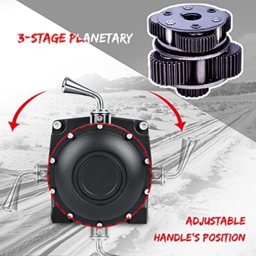 XPV AUTO 10000 lb Electric Winch Waterproof IP67 Off-Road