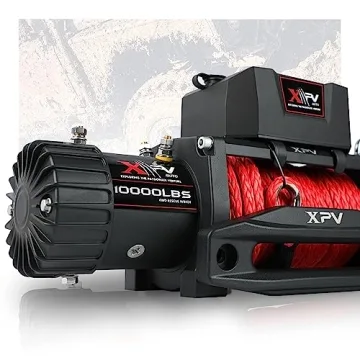 XPV AUTO 10000 lb Electric Winch Waterproof IP67 Off-Road