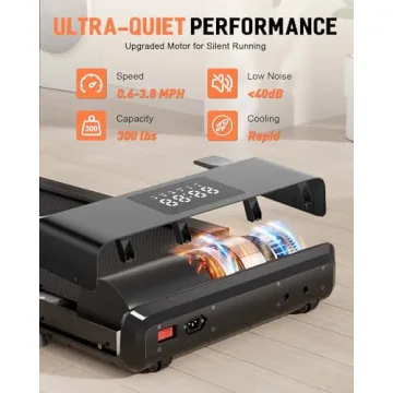 DeerRun Under Desk Treadmill for All Fitness Levels