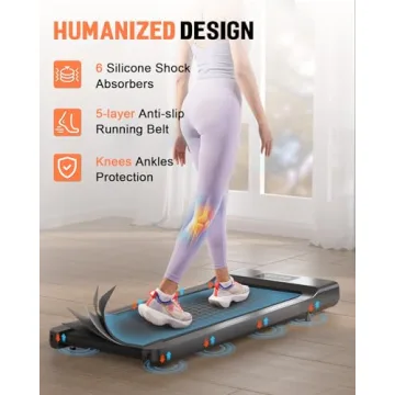 DeerRun Under Desk Treadmill for All Fitness Levels