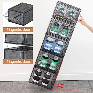 Caktraie Stackable Shoe Organizer - Durable & Stylish