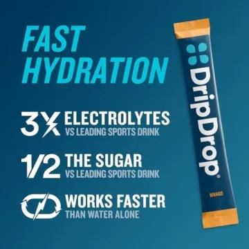 DripDrop Hydration Tropical Variety Pack Electrolyte Drink Mix