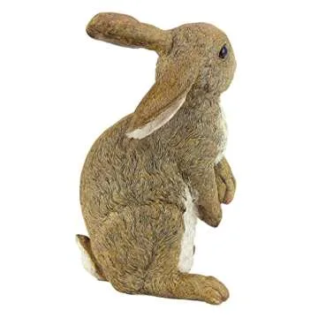 Hopper the Bunny Standing Rabbit Garden Statue 11 Inches