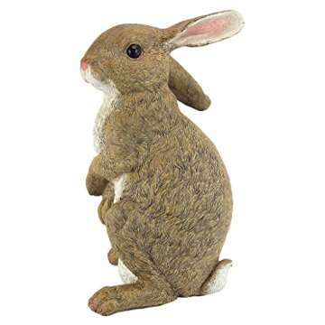 Hopper the Bunny Standing Rabbit Garden Statue 11 Inches