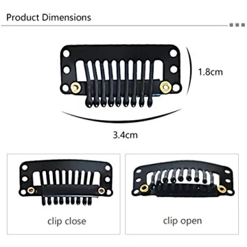 REECHO 20" Curly Wavy Clip-in Hair Extensions Set