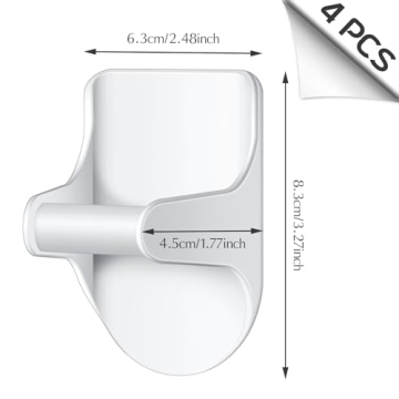 Taiyin 4 Pcs Wall Mount Spray Bottle Holder for Space Saving