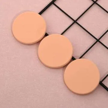 ICSTM 25 Pcs Makeup Sponge Facial Powder Puff Beauty Eye Face Foundation Blender Facial Smooth Powder Puff Cosmetics Blush Applicators Sponges Suitable for all Skin Types (25)