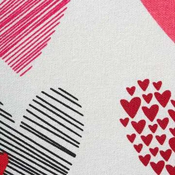 DII Valentine's Day Dishtowel Set, 2 Piece, Hearts Collage 18x28
