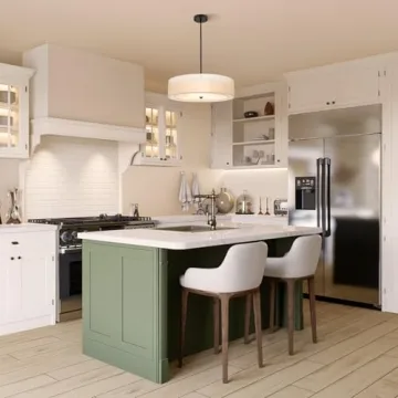 VONLUCE Adjustable 3-Light Drum Chandelier