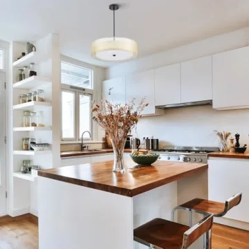 VONLUCE Adjustable 3-Light Drum Chandelier