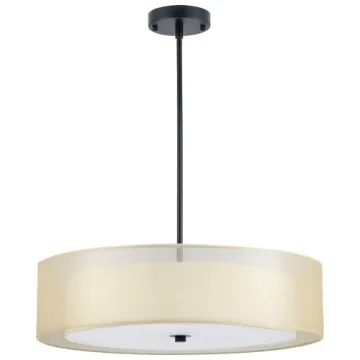 VONLUCE Adjustable 3-Light Drum Chandelier