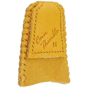 Clover 614C Leather Coin Thimble