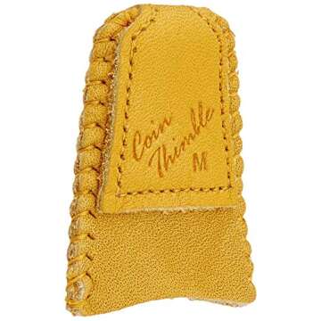 Clover 614C Leather Coin Thimble