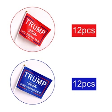 Shop TSMD Trump 2024 Mini Stick Flags for Every Occasion
