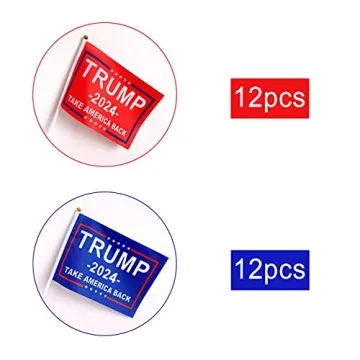 Shop TSMD Trump 2024 Mini Stick Flags for Every Occasion