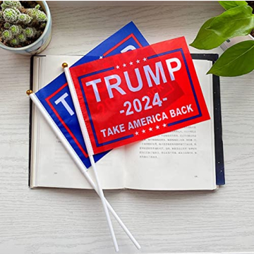 Shop TSMD Trump 2024 Mini Stick Flags for Every Occasion