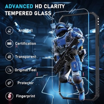 Janmitta iPhone 14 & 13 Case with Kickstand and Protector