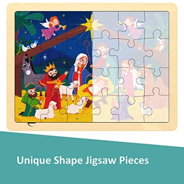 Nativity Scene Kids 24 Piece Puzzle for Ages 3-5