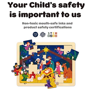 Nativity Scene Kids 24 Piece Puzzle for Ages 3-5