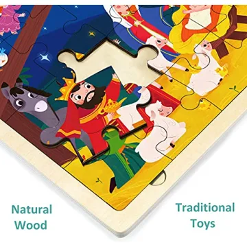 Nativity Scene Kids 24 Piece Puzzle for Ages 3-5