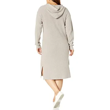 Stylish Women’s Hoodie Midi Dress for Winter Wear