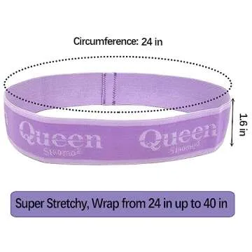 Siaomo Bed Sheet Organizer Bands, Sheet Set Storage Size Marking Bands, Elastic Bedding Sheet Straps Wraps for Organizing Linen Closet（Queen 4PCs | Purple）