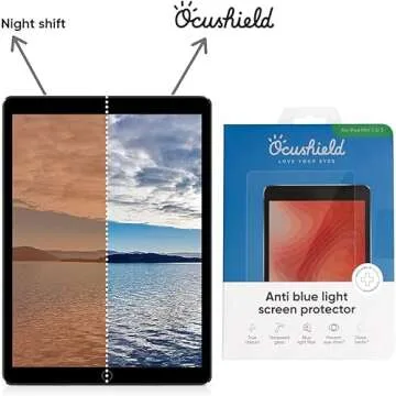 Ocushield Anti Blue Light Tempered Glass Screen Protector for Apple iPad 10.9” - 10th Gen - Blue Light Filter for iPad - Anti Glare - Protect Your Eyes & Improve Sleep