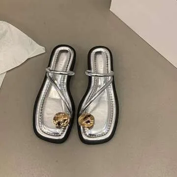 Trendy Women's Strappy Leather Sandals for Summer Style