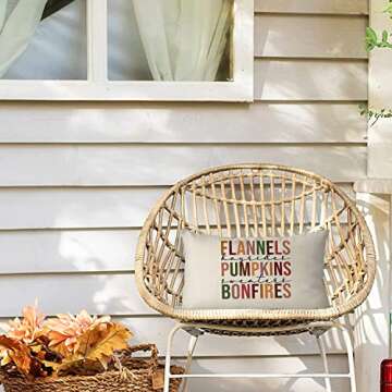 GAGEC Fall Pumpkin Pillow Covers for Cozy Autumn Decor
